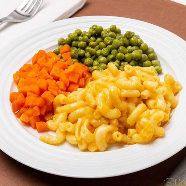 Macaroni & Cheese with Peas & Carrots