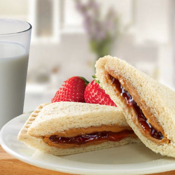 Uncrustables Peanut Butter & Strawberry Jam Sandwich